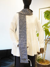 画像をギャラリービューアに読み込む, ツイード・ロングスリムスカーフLX31525