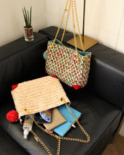 画像をギャラリービューアに読み込む, チェーンショルダーバッグ(全2色)