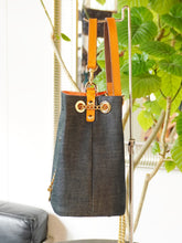画像をギャラリービューアに読み込む, デニムドローチェーンバッグOK-8090-1
