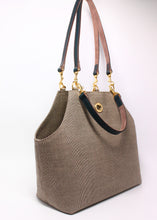 Load image into Gallery viewer, Shell Tote (with Leather Handles &amp; Shoulder Straps)
